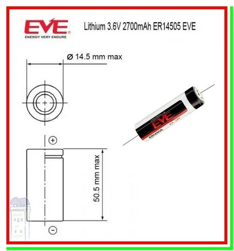 Eve 14505 batteria pila - batteria,
