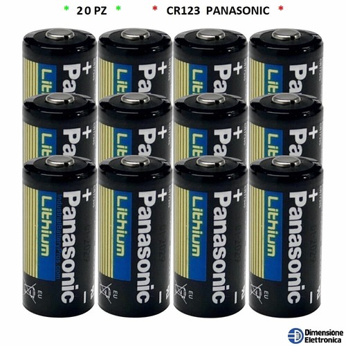 20pz batteria cr123a 3v - batteria,