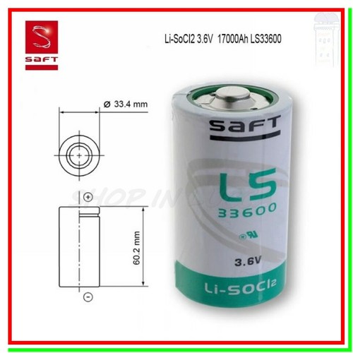 Saft 33600 batteria pila - batteria,