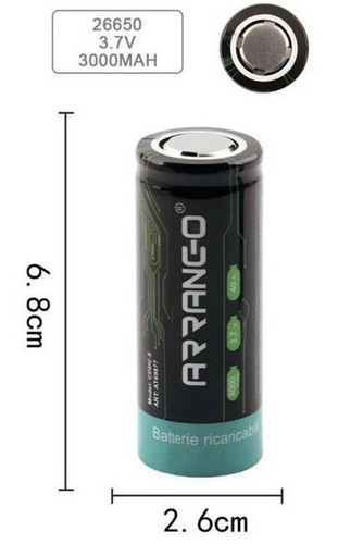 Batteria fari solare tipo - batteria,