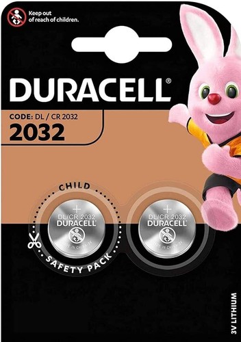 Pile duracell cr2032 3v - 2x,