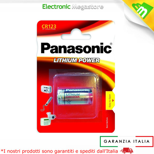 Pila panasonic cr123 - panasonic, 3v