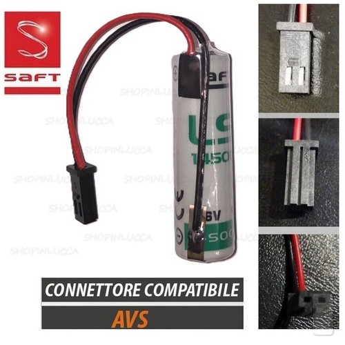 Batteria allarme avs saft - batteria,