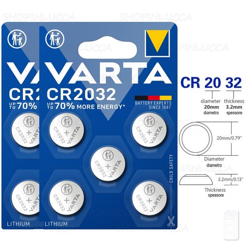 Varta litio cr2032 3volts - varta,