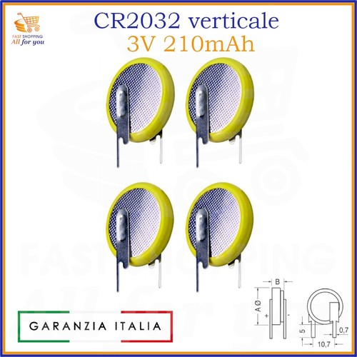 Batteria cr2032 pila bottone - batteria,